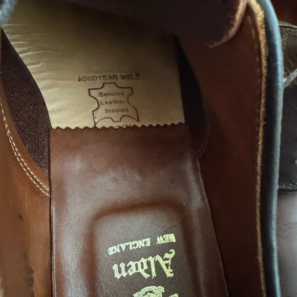 Alden Men's 29364F - Plain Toe Blucher Flex Welt - Brown Chromexcel - Picture 8 of 8